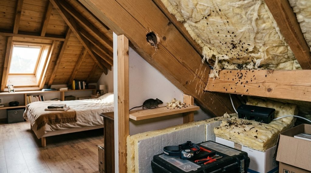 Quels sont les principaux nuisibles rencontrés dans les combles aménagés ?